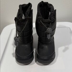 Lands' End Black Kids' Snow Boots
